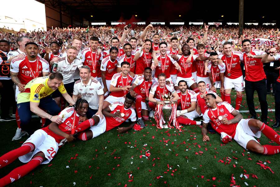 Zopakují si hráči Arsenalu titulové oslavy? Zopakují si hráči Arsenalu titulové oslavy?