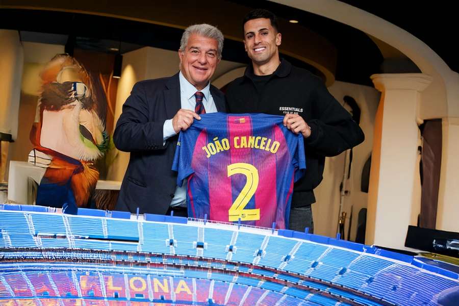 Cancelo, en su presentación