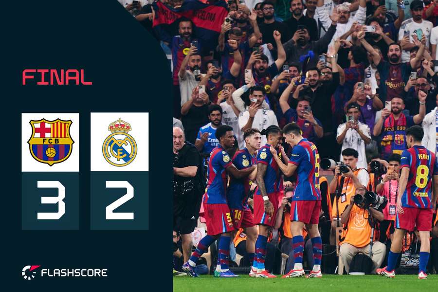 El Barça y el Madrid juegan la final de la Supercopa