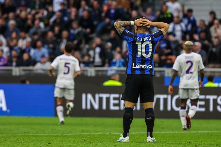 Bídu Interu Milán nezastavil ani hvězdný útočník Lautaro Martinez.