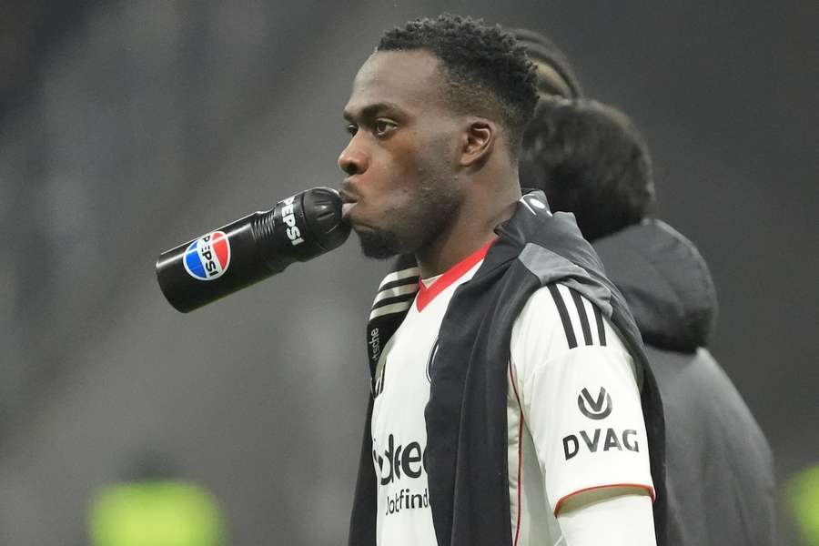 Neuzugang Arnaud Kalimuendo hat in seiner kurzen SGE-Karriere noch keinen Sieg bejubeln dürfen.