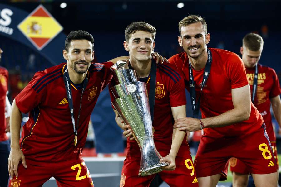Navas, Gavi y Fabián han ganado la Liga de Naciones, la Eurocopa y el Mundial