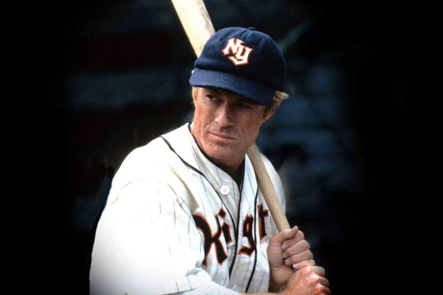 Robert Redford no filme The Natural