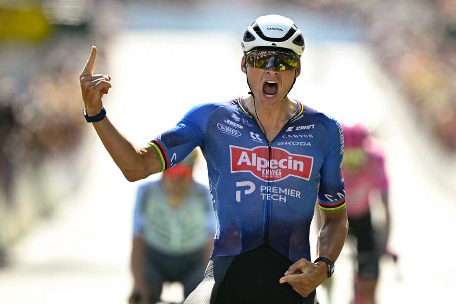 Mathieu van der Poel sur le Tour de France cet été. Mathieu van der Poel sur le Tour de France cet été.