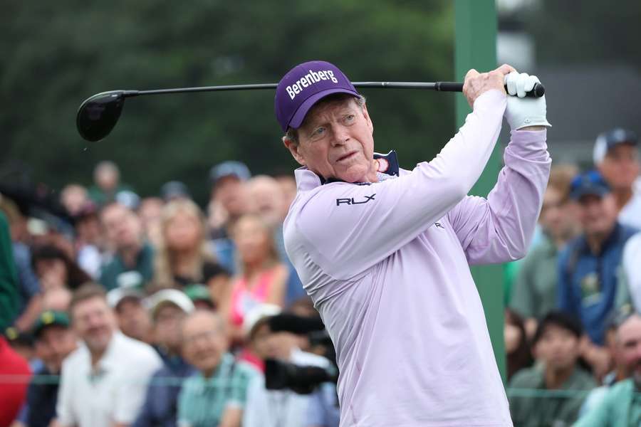 Tom Watson op  Augusta National Golf Club