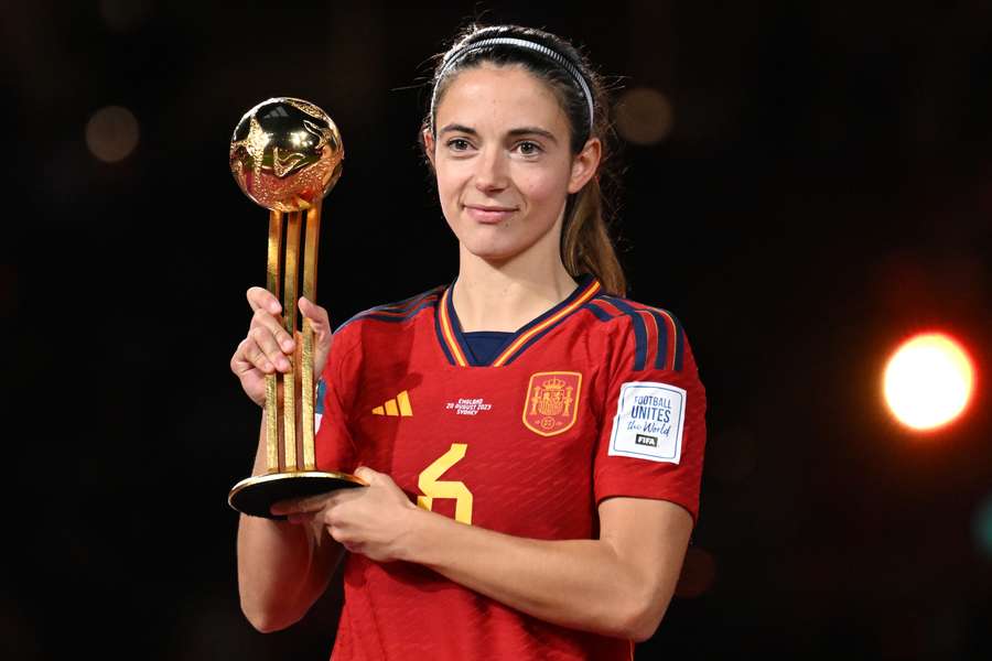 Aitana Bonmatí foi a melhor jogadora da Copa do Mundo.