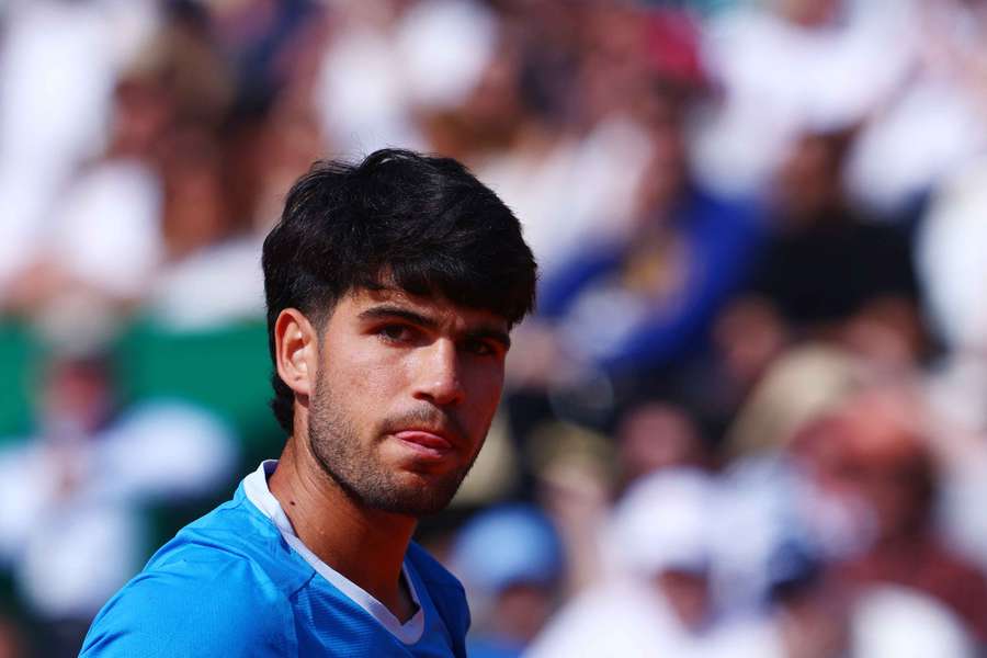 Carlos Alcaraz at the Monte Carlo Masters