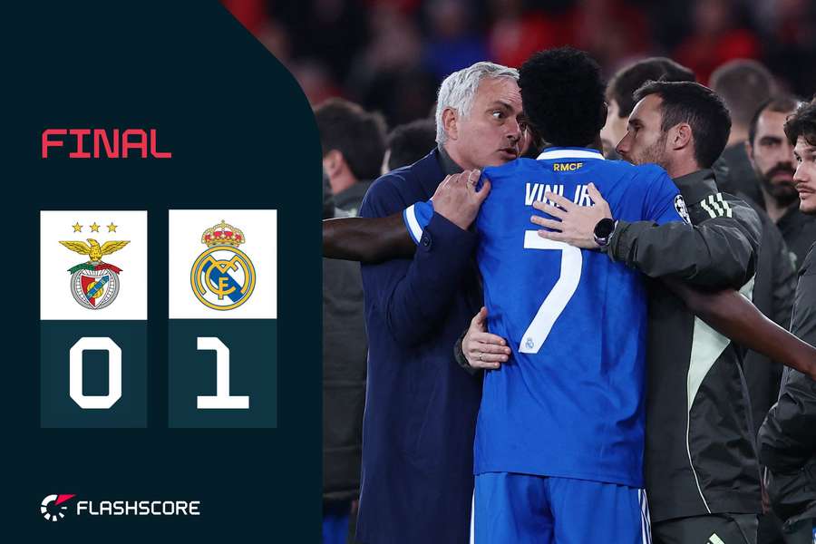 El Benfica-Real Madrid, en directo en Flashscore El Benfica-Real Madrid, en directo en Flashscore