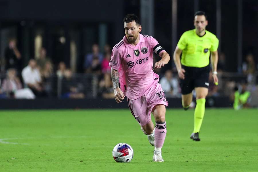 Messi in action for Inter Miami