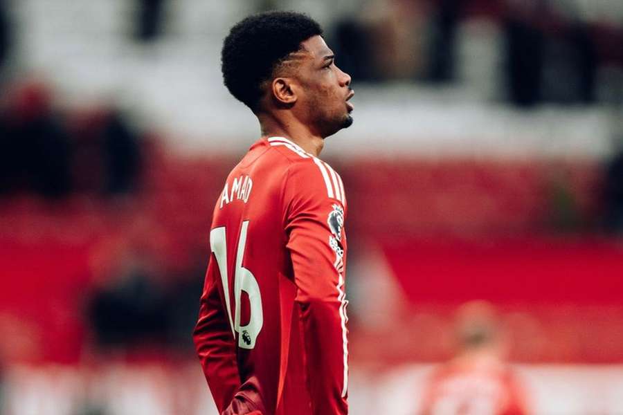 Amad Diallo sofreu lesão no tornozelo