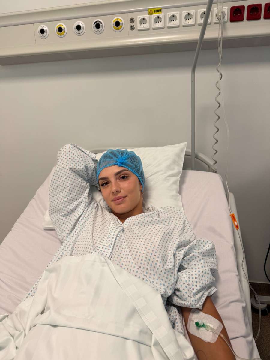 Jaqueline Cristian în spital