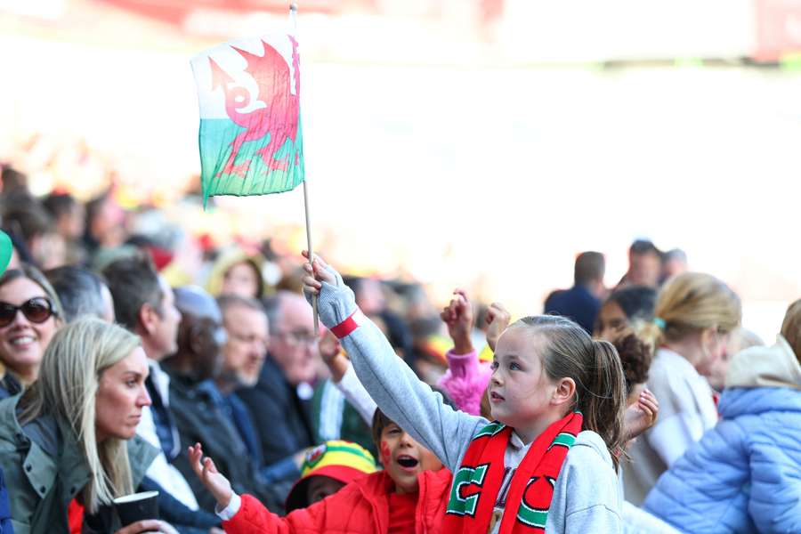 Tifosi gallesi allo stadio