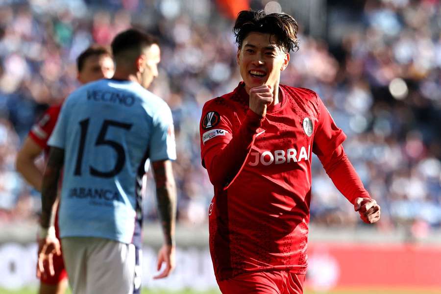 Yuito Suzuki a inscrit un doublé à Balaídos