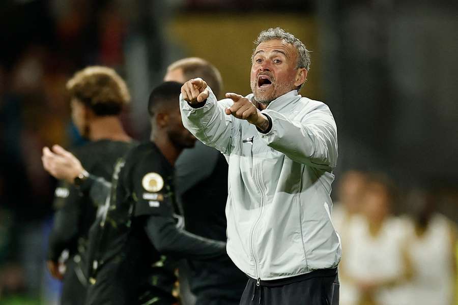 Paris Saint-Germain manager Luis Enrique said he ⁠was disappointed with his side's lack of intensity