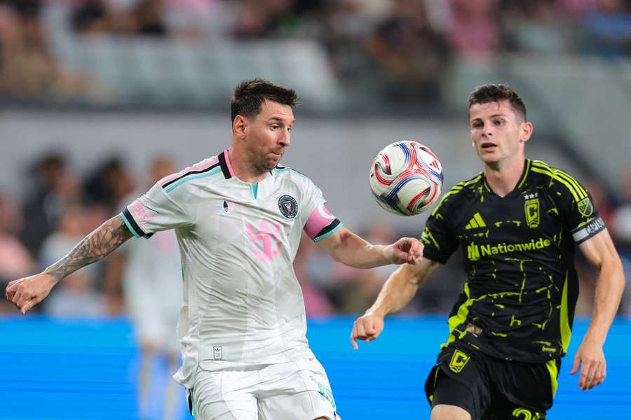 Messi (l.) ist wieder im Trikot von Inter Miami zu sehen