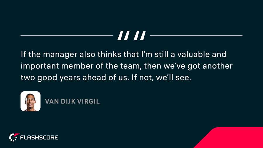 Virgil van Dijk speaking to The Times