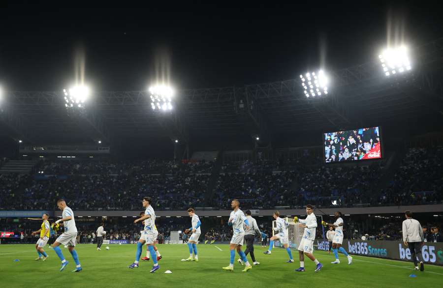 Il riscaldamento in campo