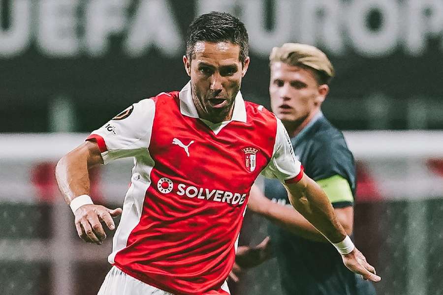 João Moutinho ao serviço do SC Braga