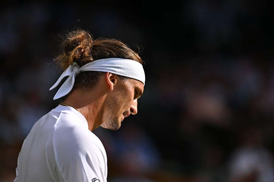 Alexander Zverev scheiterte in Wimbledon bereits in Runde 1.