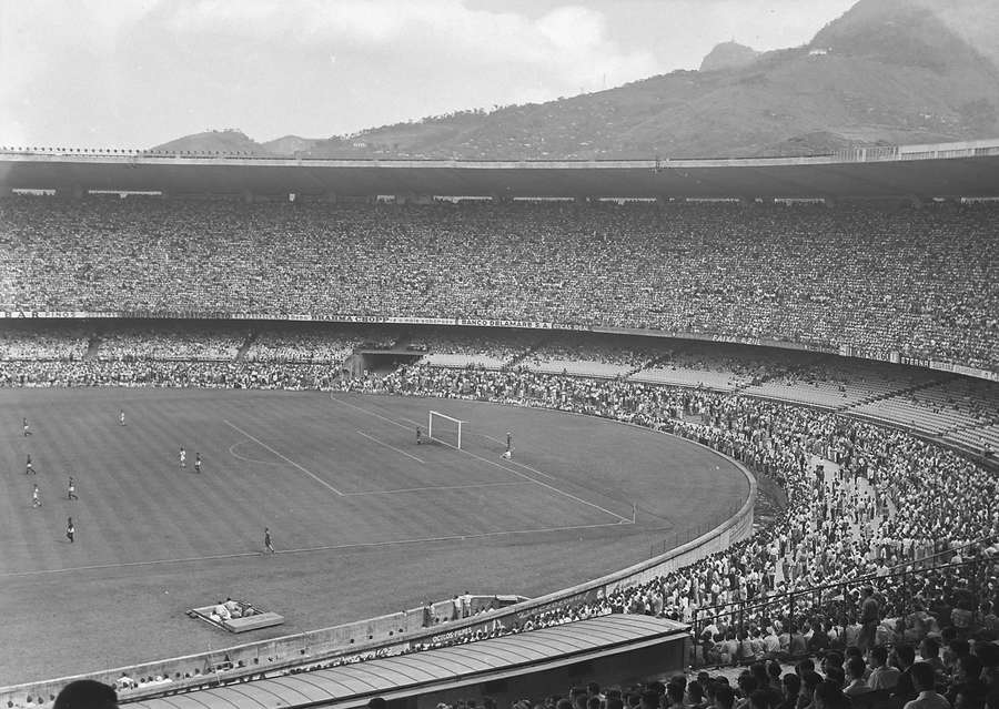 Inauguración del Estadio Jornalista Mário Filho, el Maracanã, en 1950