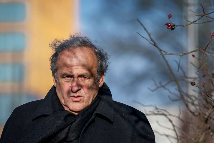 Michel Platini, début mars.