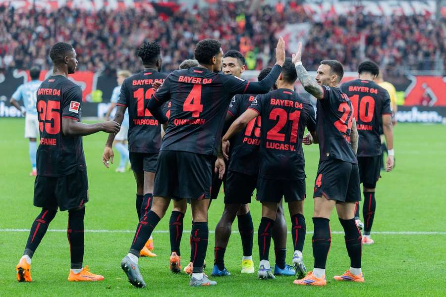 Bayer Leverkusen moved into the Bundesliga top four