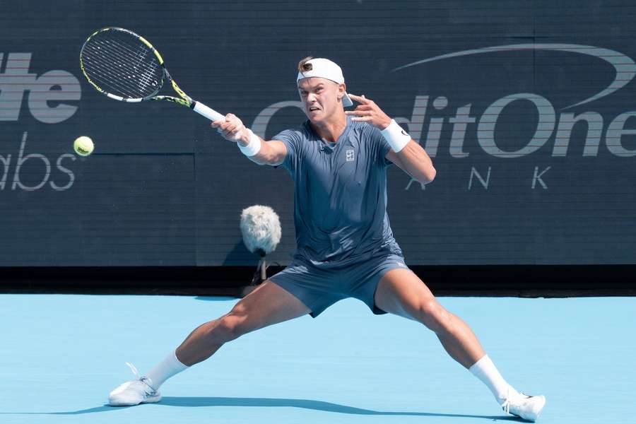Rune struggled to settle into his usual stylish game against Atmane