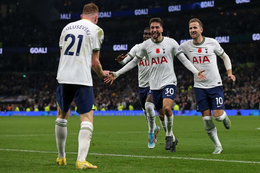 Bentancur scored twice in quick succession to complete an impressive turnaround for Spurs