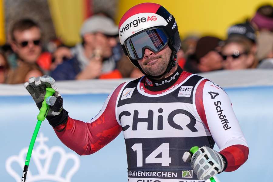 Vincent Kriechmayr verpasste das Podest knapp Vincent Kriechmayr verpasste das Podest knapp