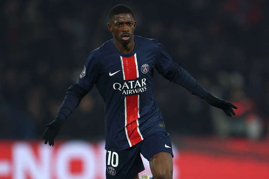 Dembélé lors du match face à Saint-Étienne.