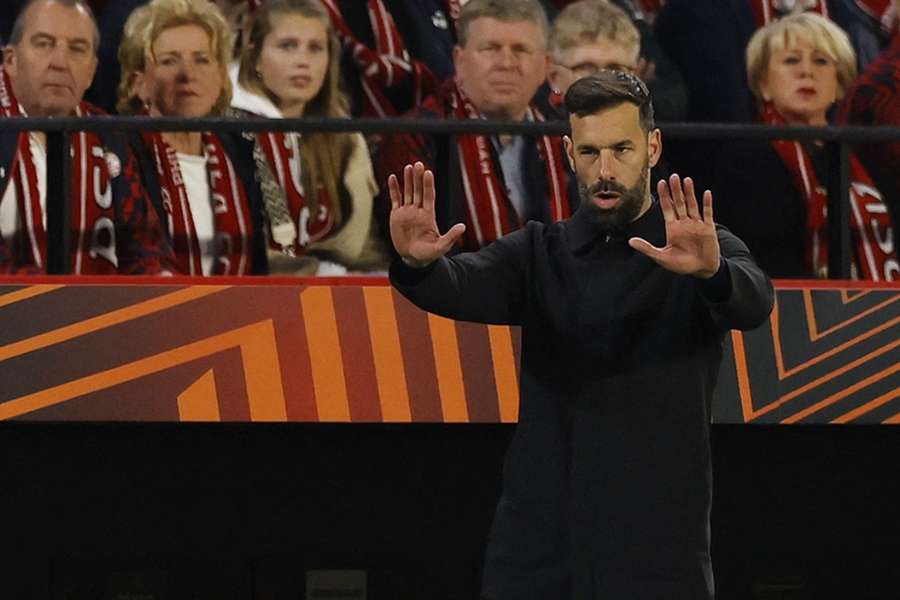 PSV Eindhoven coach Ruud van Nistelrooy