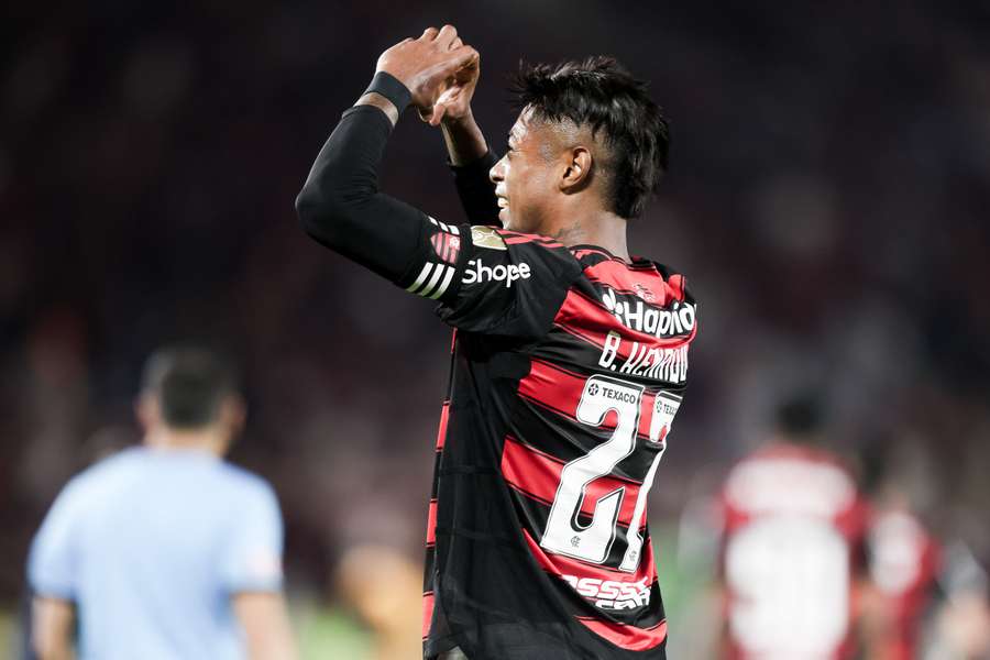 Bruno Henrique foi mais uma vez decisivo para o Flamengo / Gilvan de Souza/Flamengo