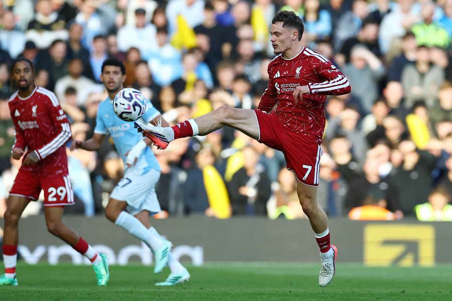 Florian Wirtz konnte auch gegen Manchester City nicht nachhaltig überzeugen. Florian Wirtz konnte auch gegen Manchester City nicht nachhaltig überzeugen.