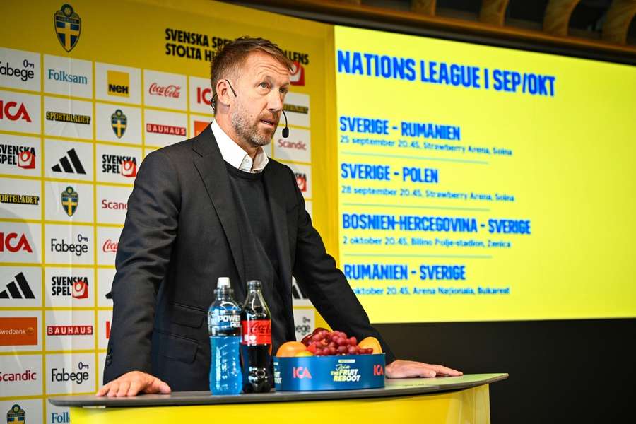 Graham Potter announces his squad for the UNL Graham Potter announces his squad for the UNL