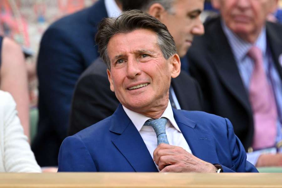 Sebastian Coe en Wimbledon a principios de julio.