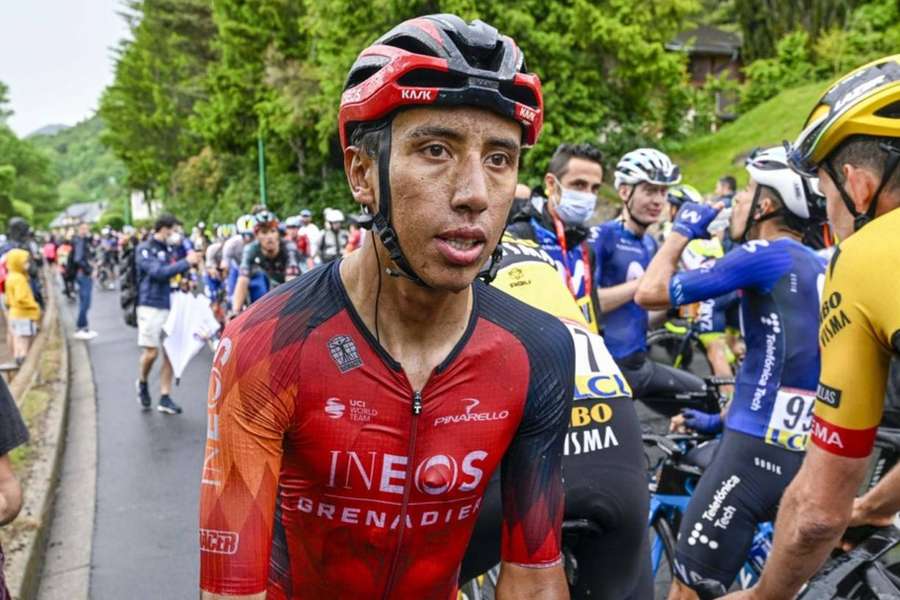 Bernal Egan fotografiat la deschiderea Critérium du Dauphiné