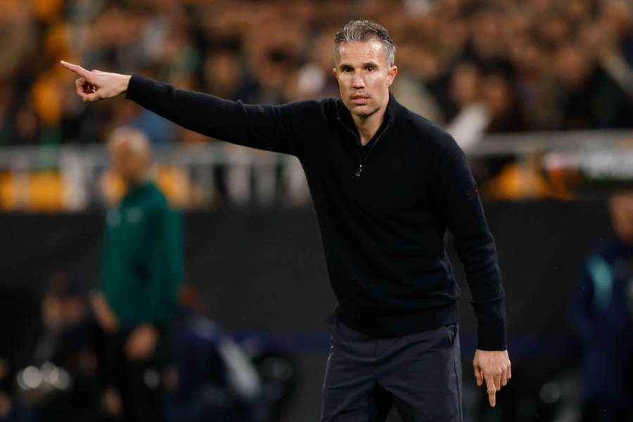 Van Persie, treinador do Feyenoord Van Persie, treinador do Feyenoord