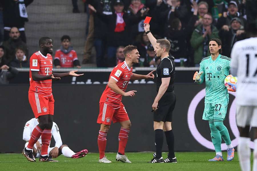 Auch die Proteste von Kimmich konnten die Rote Karte nicht abwenden