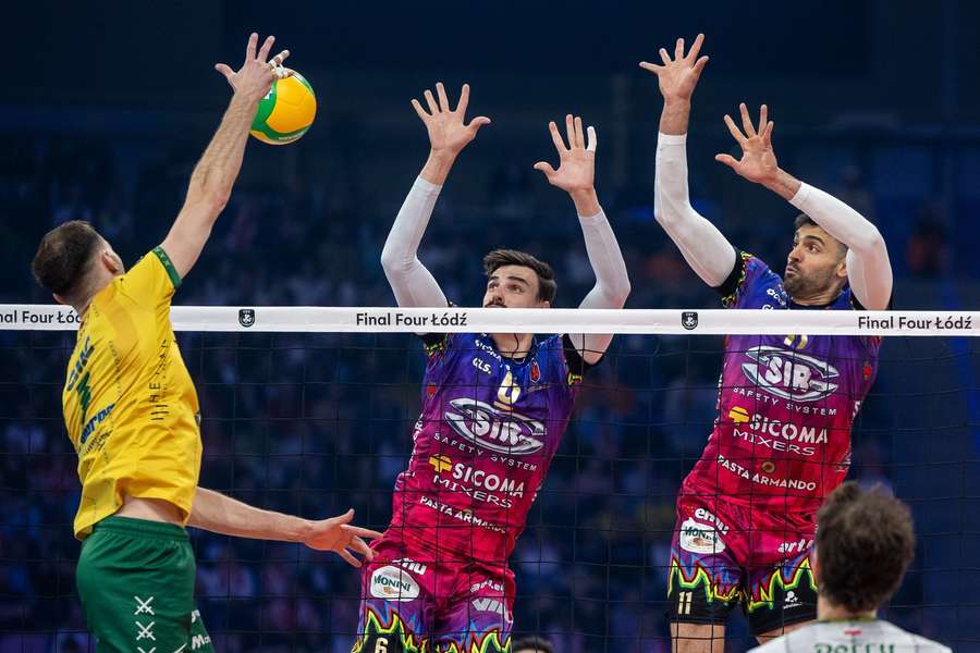 Aluron CMC Warta Zawiercie przegrywa z włoskim Sir Sicoma Perugia w finale Ligi Mistrzów