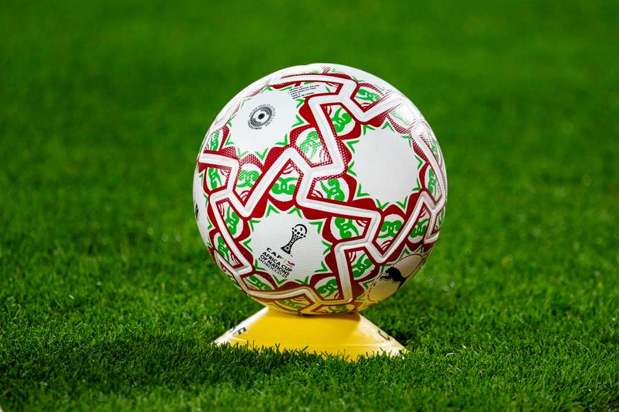 The official ball pictured during the Africa Cup of Nations
