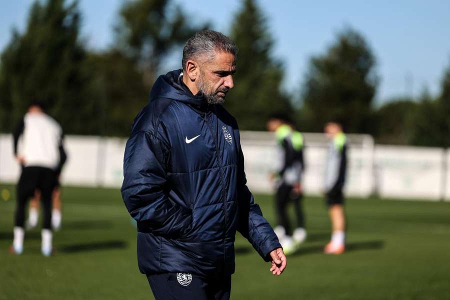 Rui Borges, treinador do Sporting Rui Borges, treinador do Sporting