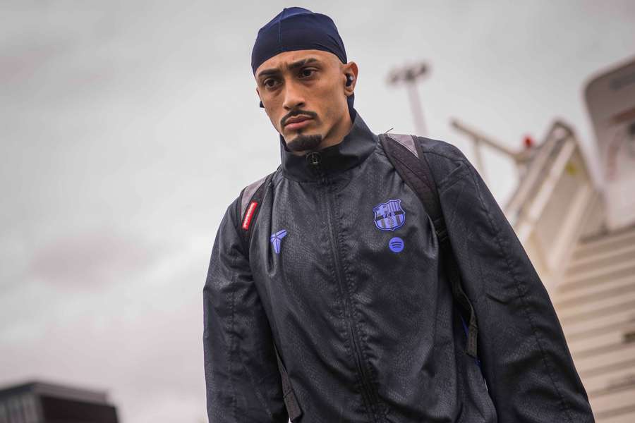 Raphinha, entre los que han viajado a Newcastle