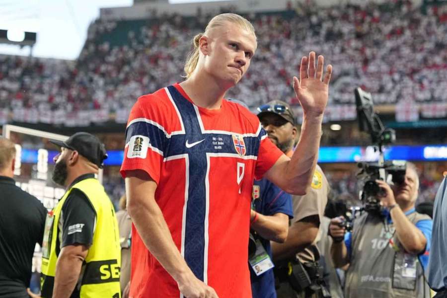 Erling Haaland's goalscoring record came to an end in Miami