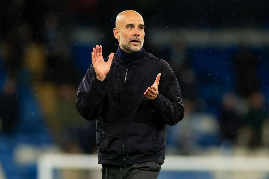 Pep Guardiola, treinador do Manchester CIty Pep Guardiola, treinador do Manchester CIty