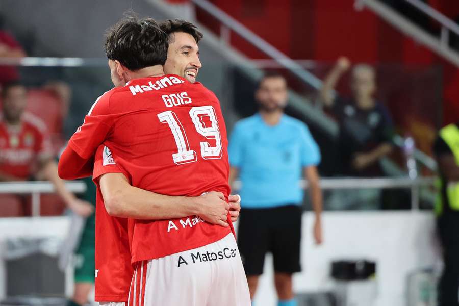 André Coelho bisou na reviravolta do Benfica André Coelho bisou na reviravolta do Benfica
