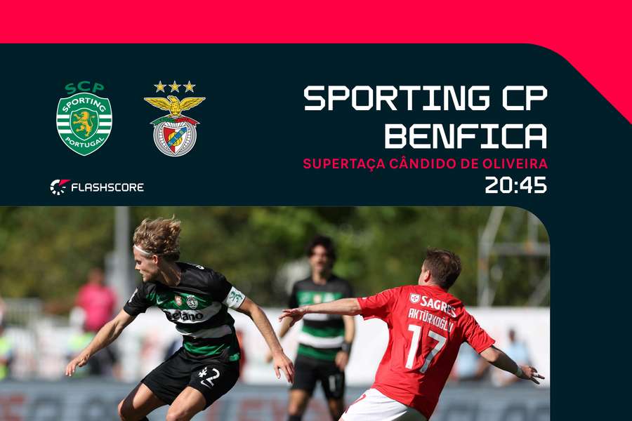 Sporting e Benfica voltam a encontrar-se depois da Supertaça