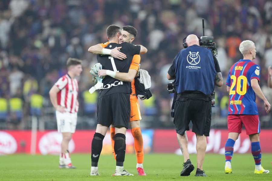 Unai Simón y Joan García Unai Simón y Joan García