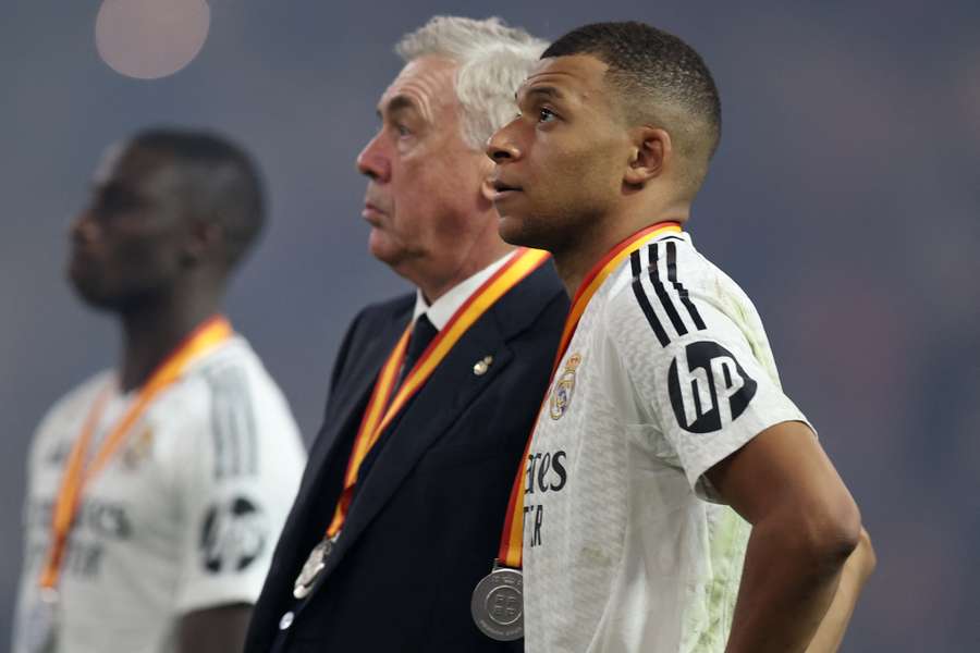 Ancelotti y Mbappé