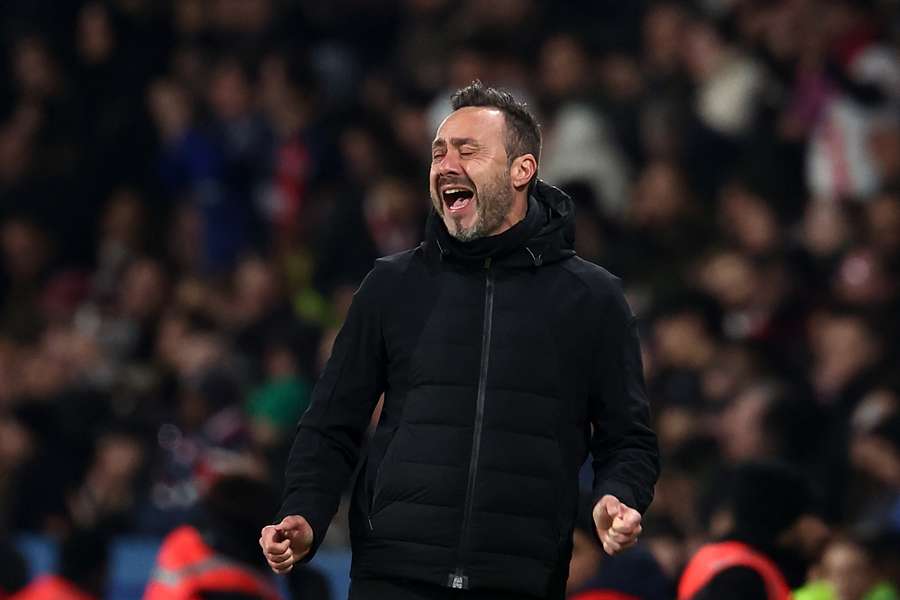 Roberto de Zerbi no PSG-OM