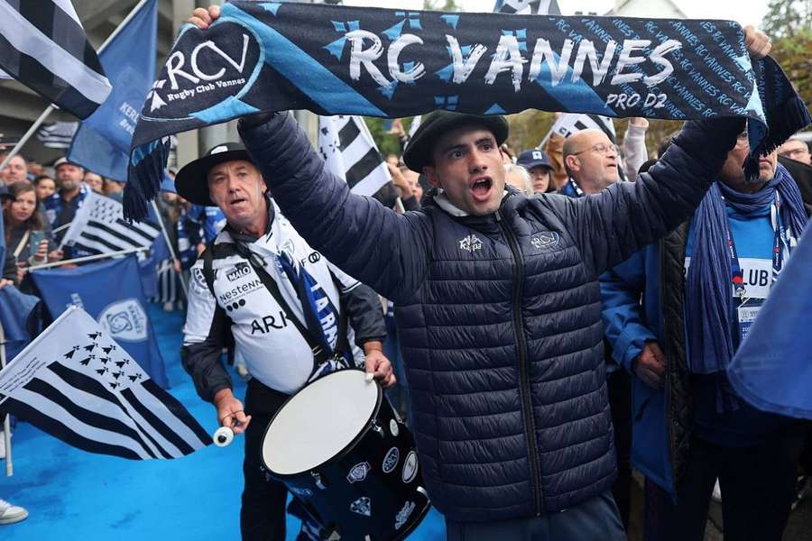 Les supporters bretons le week-end dernier.